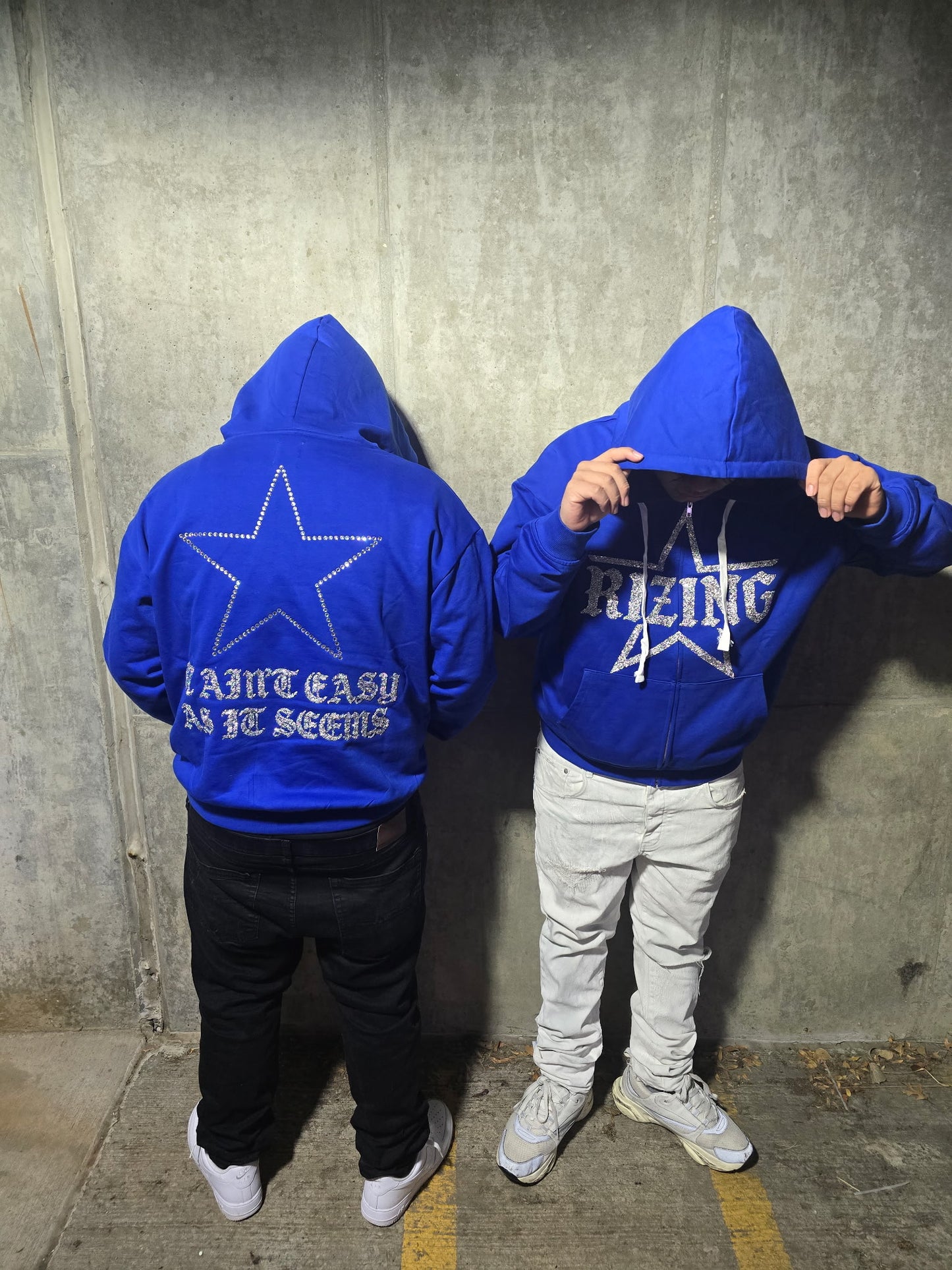 Rhinestone ZIp UP
